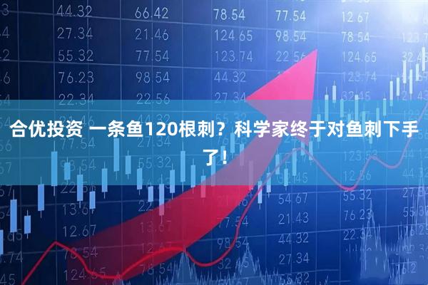 合优投资 一条鱼120根刺？科学家终于对鱼刺下手了！
